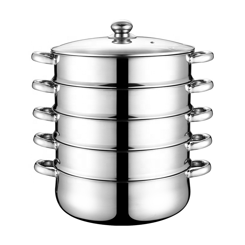 Home Cooking Food - 28-40CM Stainless Steel Steam Pot Food