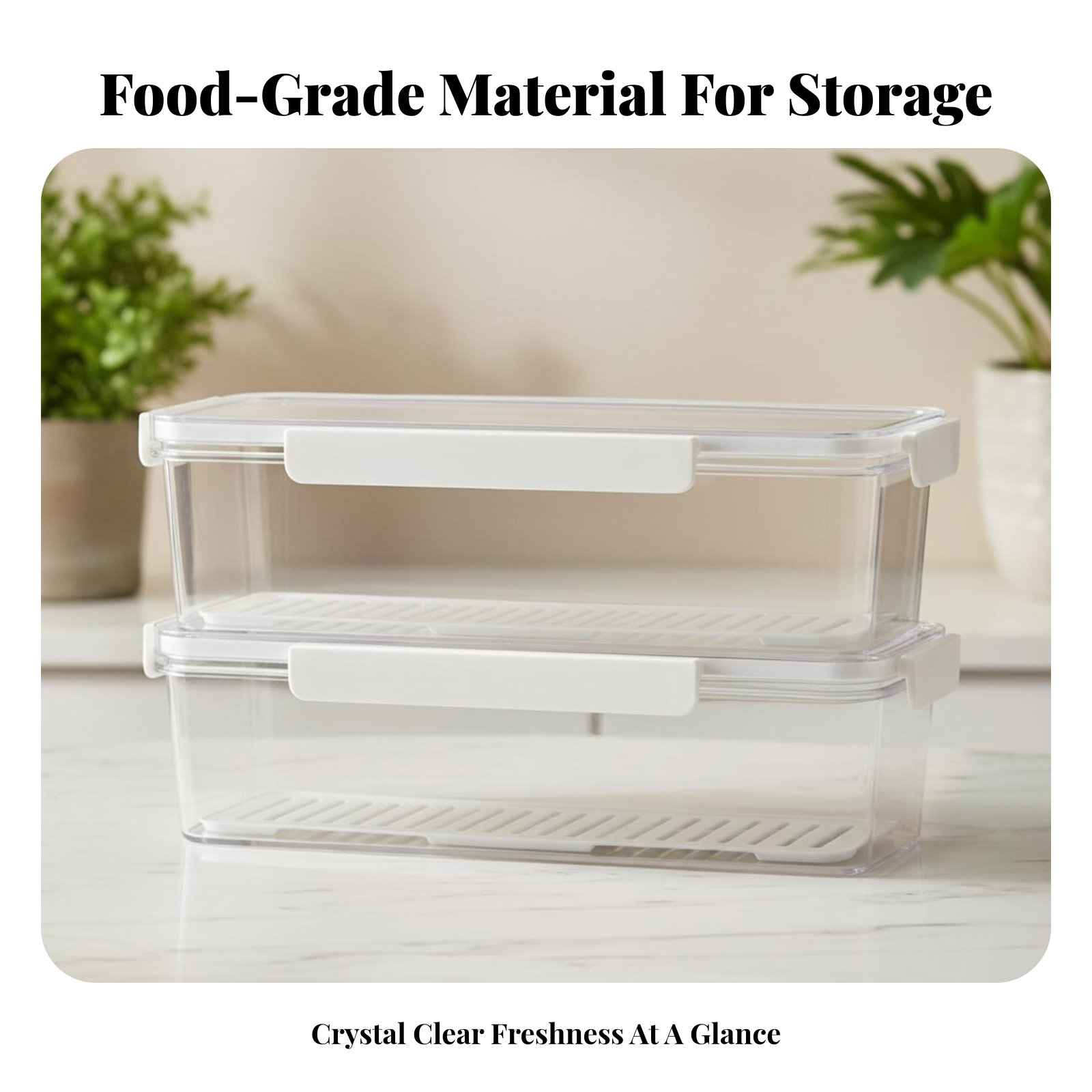 Home Cooking Food - Herb preserver Keeps Food crisp Draining