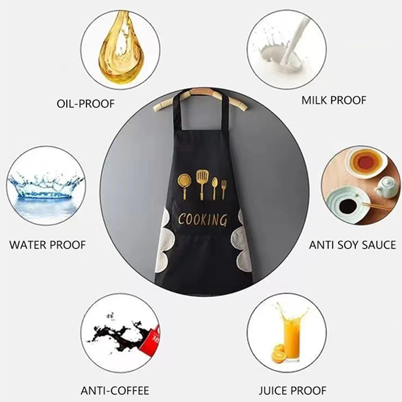 Apron Waterproof Oilproof Can  - Home Cooking Work のレビューと価格
