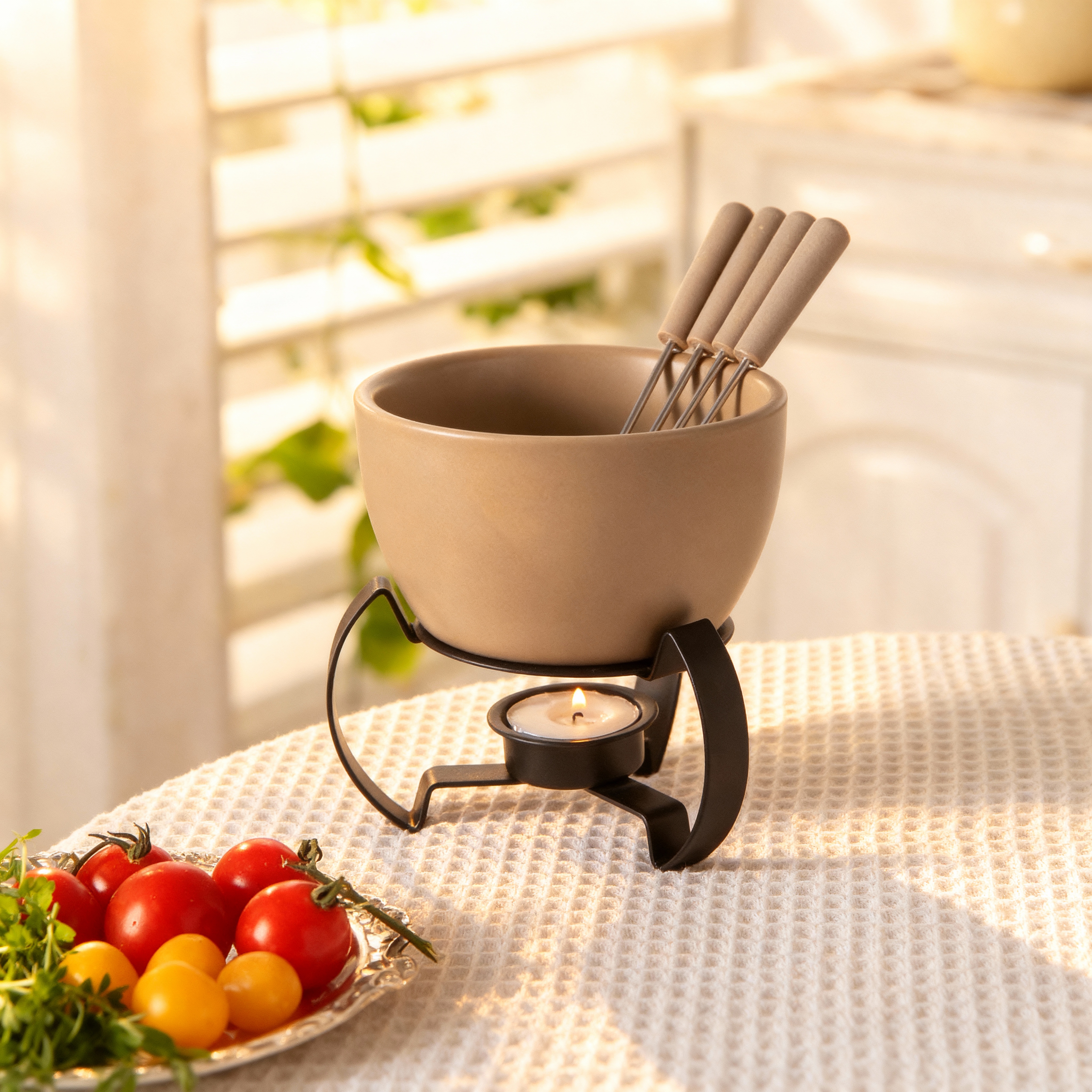 Eco-Friendly Ceramic Bowl with - Fondue Pot Ceramic のレビューと価格