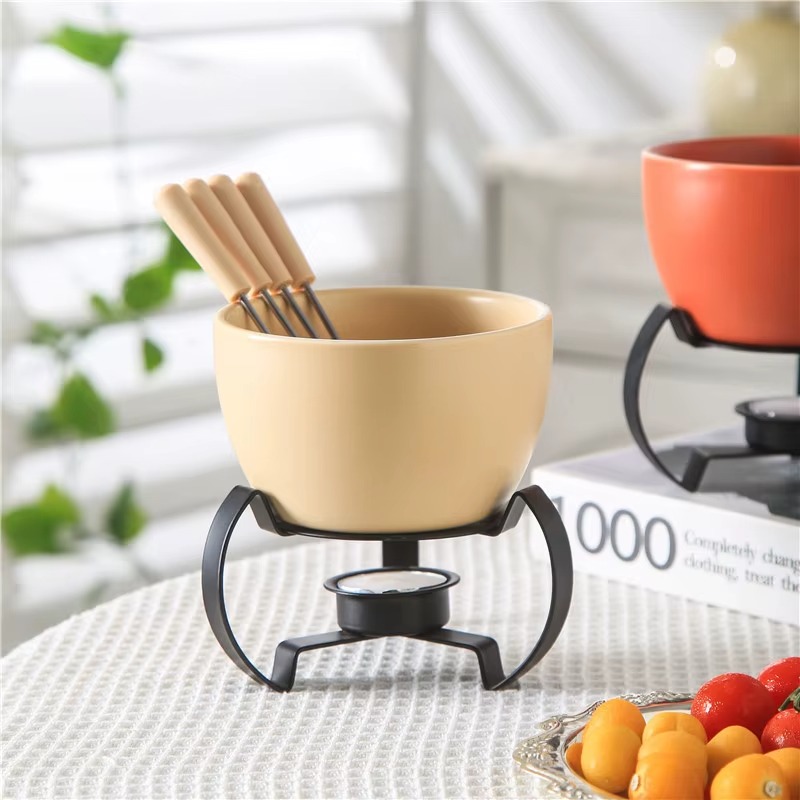 Eco-Friendly Ceramic Bowl with - Fondue Pot Ceramic のレビューと価格