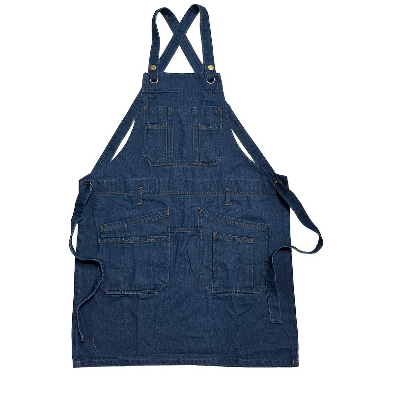 1pcs Fashion Denim Apron Multi - Home Cooking Work のレビューと価格