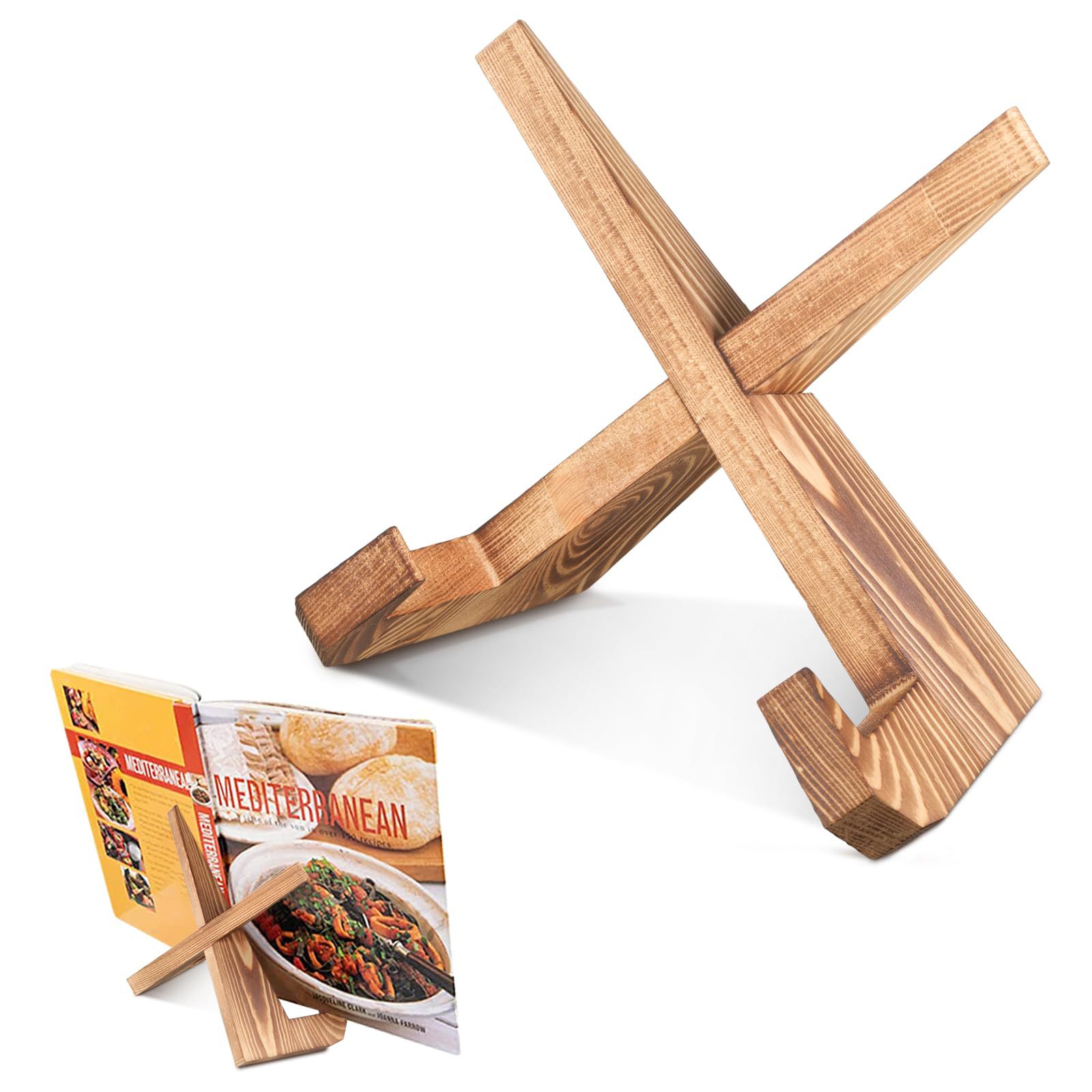 Wooden Cookbook Stand Handmade - Home Cooking Menu のレビューと価格