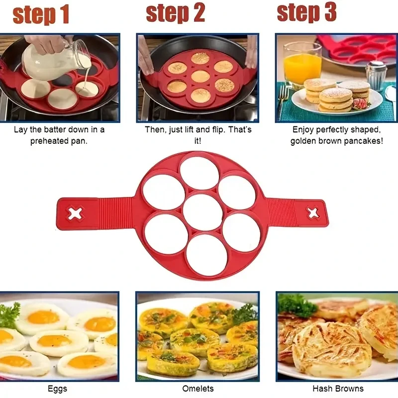 Silicone Non Stick Pot 7-Hole  - Home Cooking Food のレビューと価格