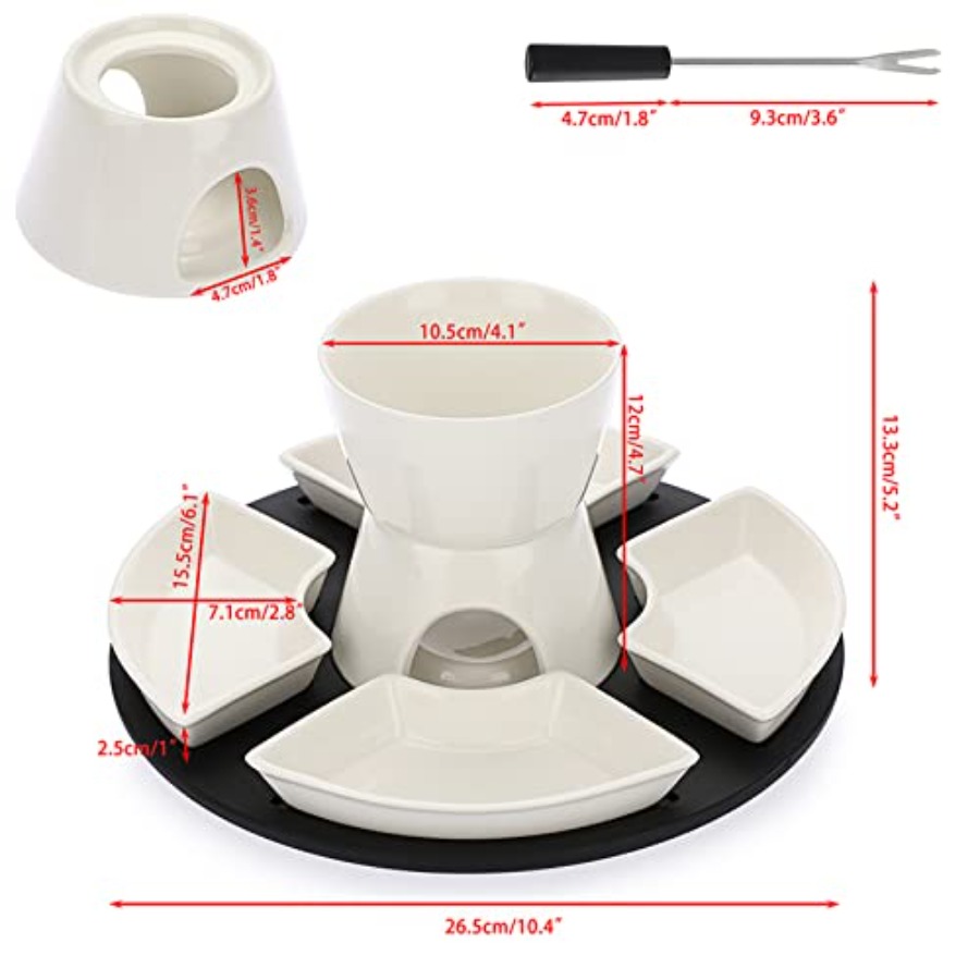 BSTKEY 300ML Ceramic Butter Wa - Fondue Pot Ceramic のレビューと価格