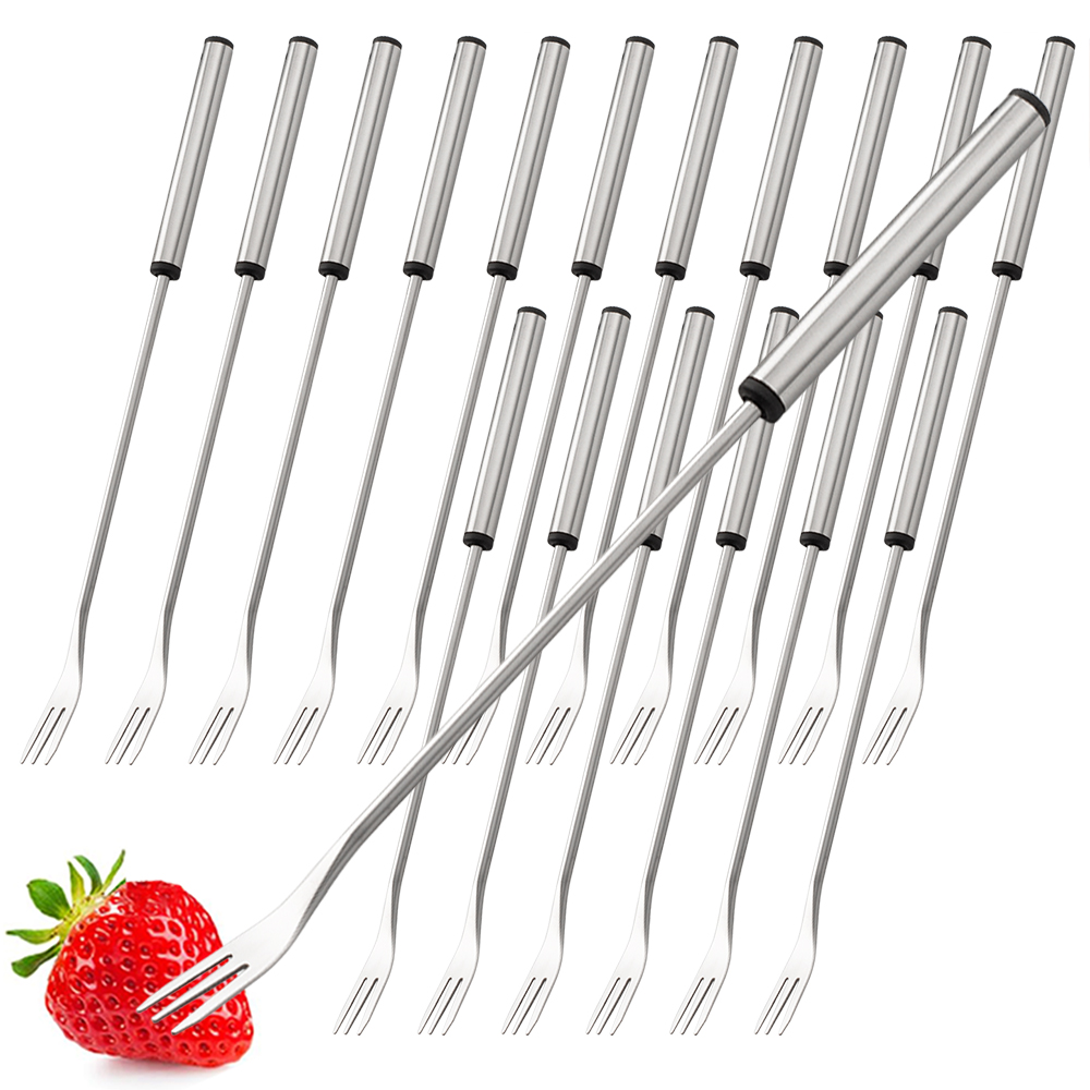 6/12/18Pcs Silver Stainless St - Fondue Pot Ceramic のレビューと価格