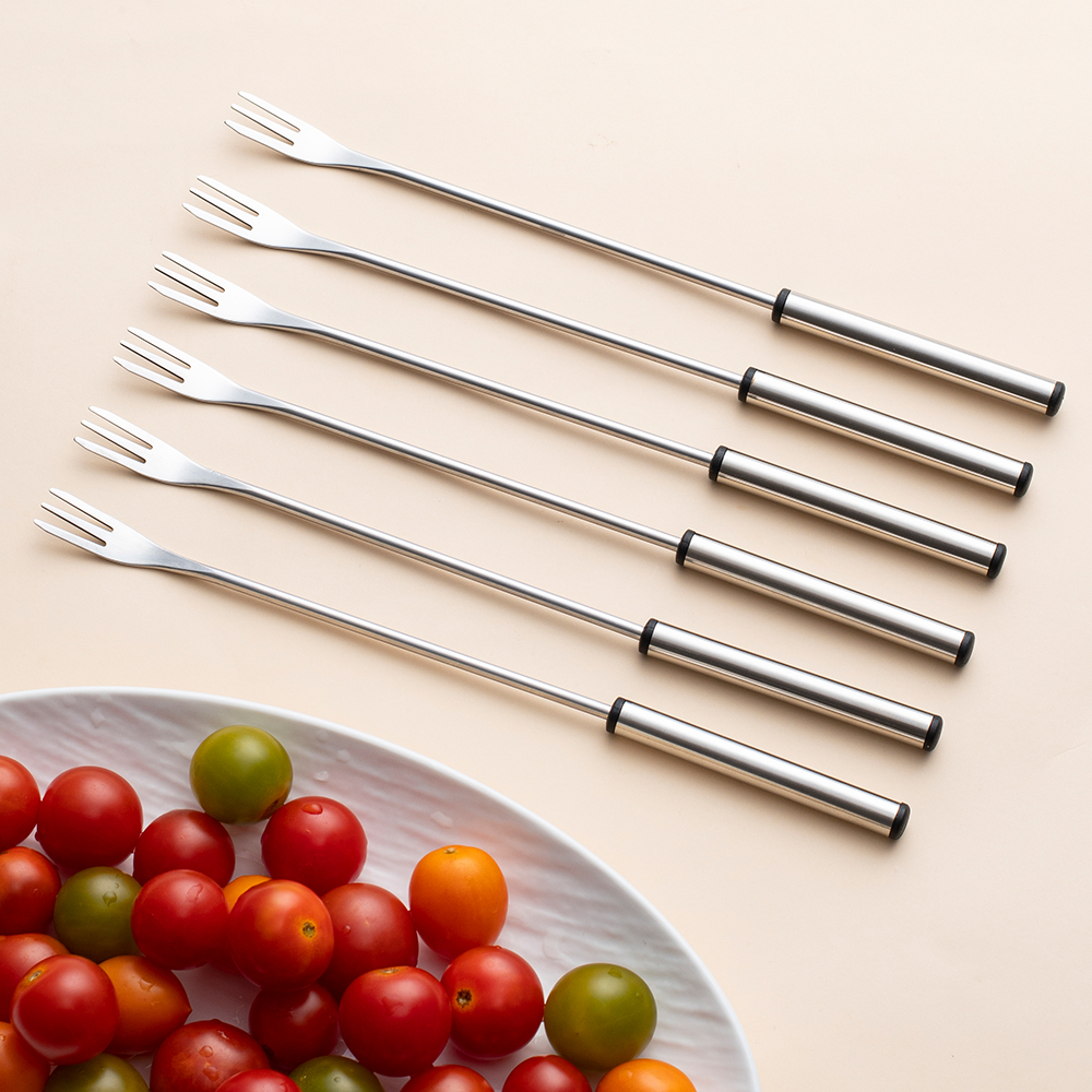 6/12/18Pcs Silver Stainless St - Fondue Pot Ceramic のレビューと価格