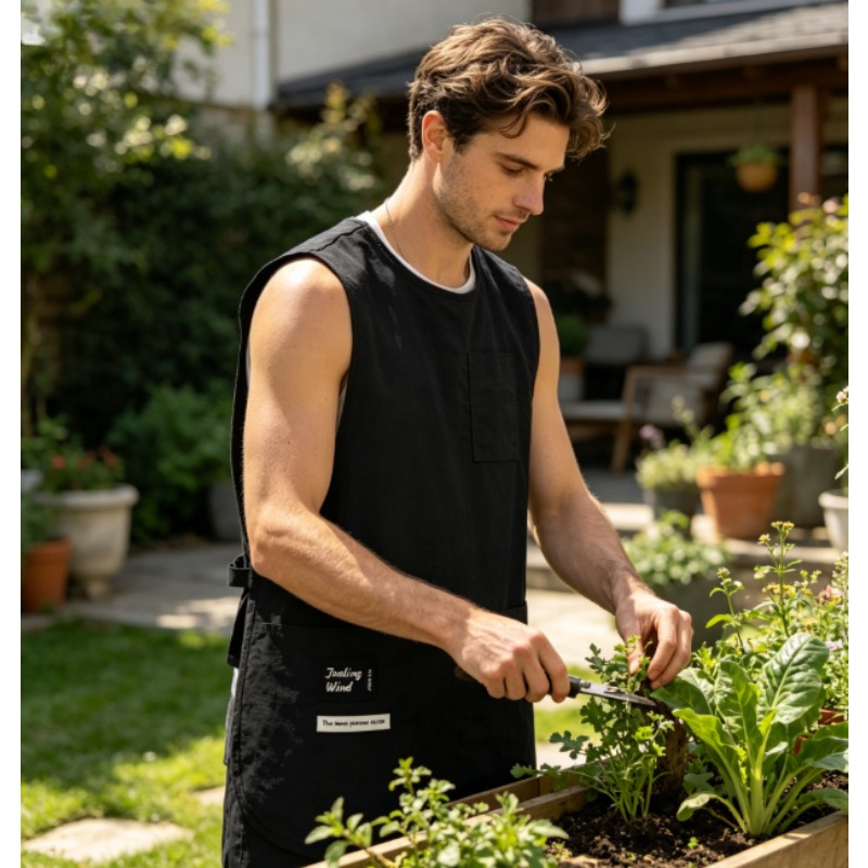Oil Proof Waterproof Vest Apro - Home Cooking Work のレビューと価格