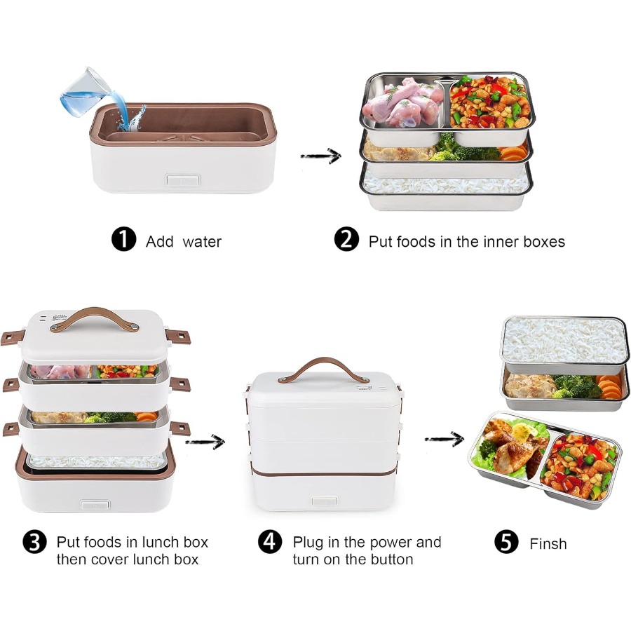 Self Cooking Electric Lunch Bo - Home Cooking Food のレビューと価格