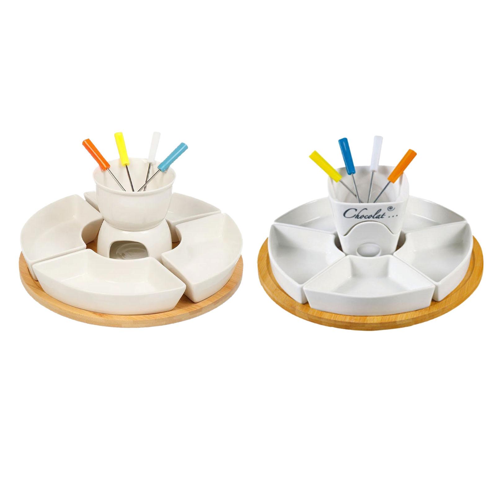 Fondue Pot Melting Pot Set, Bu - Fondue Pot Ceramic のレビューと価格
