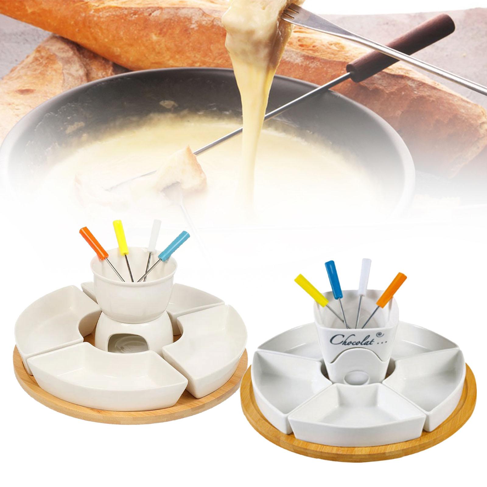 Fondue Pot Melting Pot Set, Bu - Fondue Pot Ceramic のレビューと価格