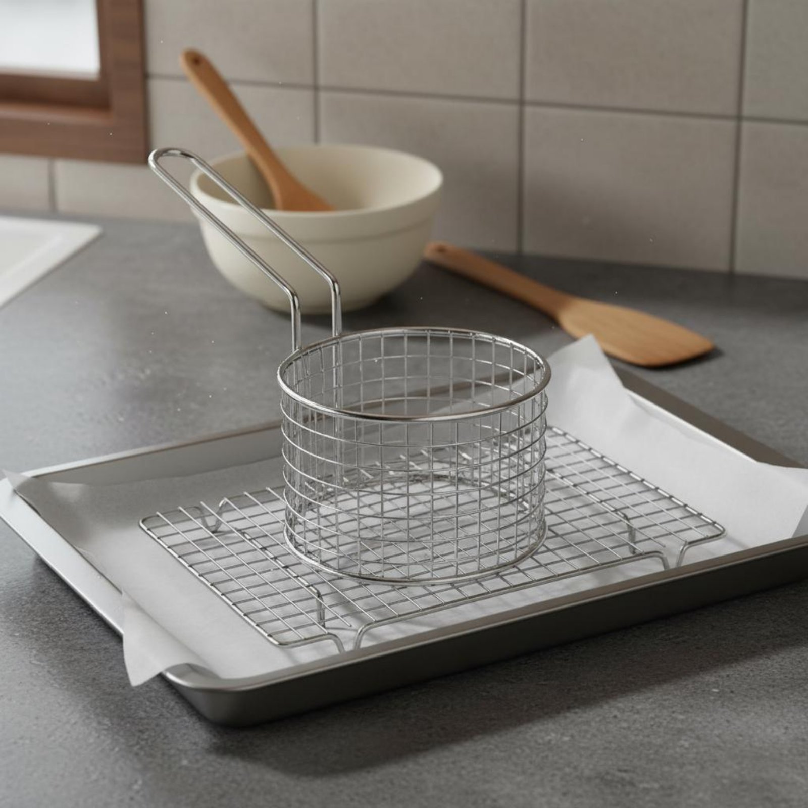 Stainless Steel Chip Basket Ea - Home Cooking Food のレビューと価格