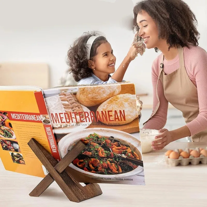 Wooden Cookbook Stand Handmade - Home Cooking Menu のレビューと価格