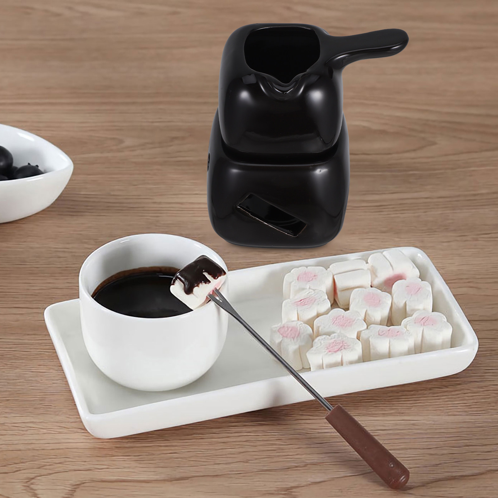 Ceramic Chocolate Melting Pot  - Fondue Pot Ceramic のレビューと価格