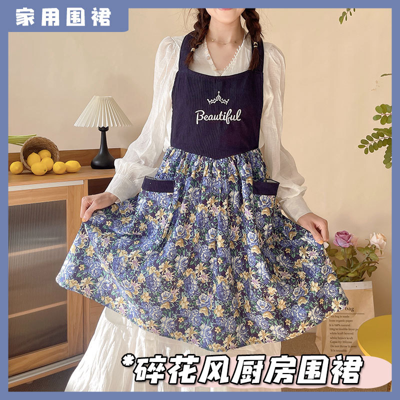 Corduroy apron beautiful for w - Home Cooking Work のレビューと価格