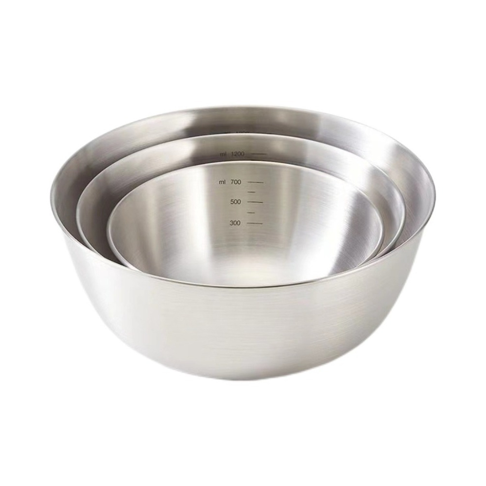 3pcs Stainless Steel Bowl Set  - Home Cooking Food のレビューと価格