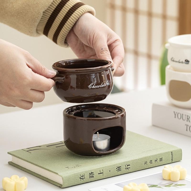 E8BD Ceramic Chocolate Melting - Fondue Pot Ceramic のレビューと価格