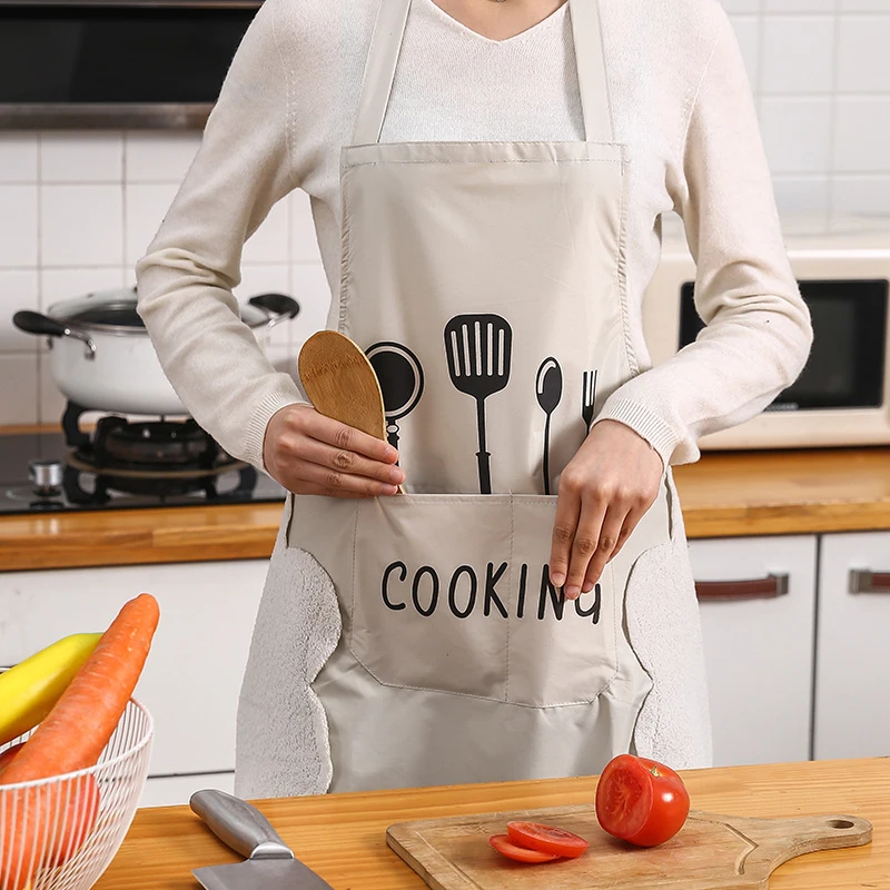 Apron Waterproof Oilproof Can  - Home Cooking Work のレビューと価格