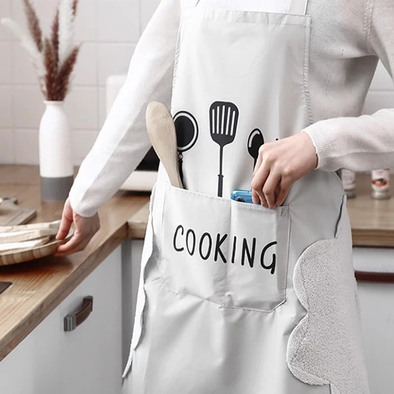 Apron Waterproof Oilproof Can  - Home Cooking Work のレビューと価格