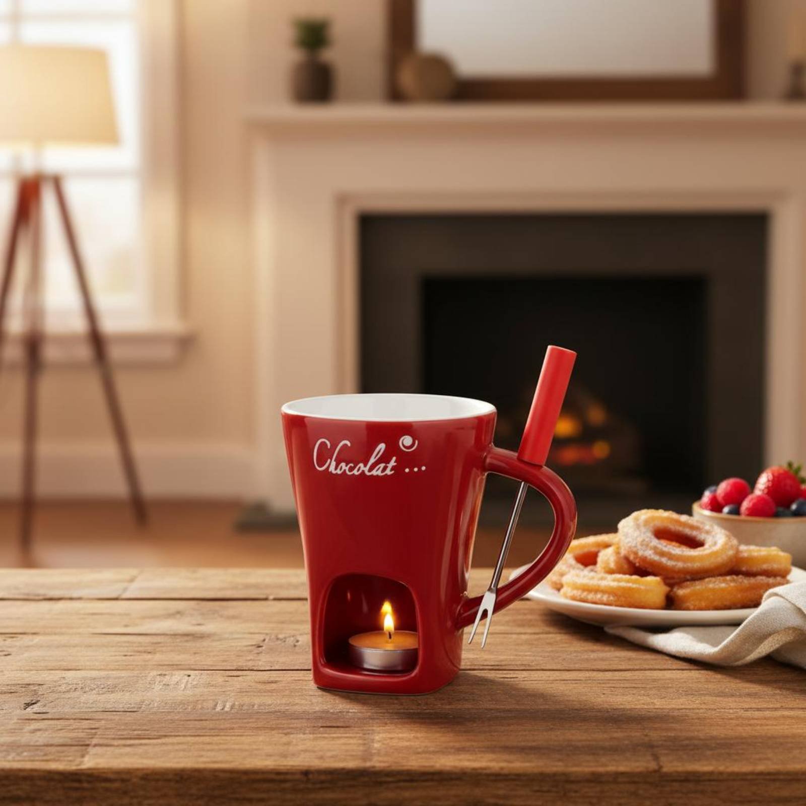 Chocolate Fondue Mug Versatile - Fondue Pot Ceramic のレビューと価格