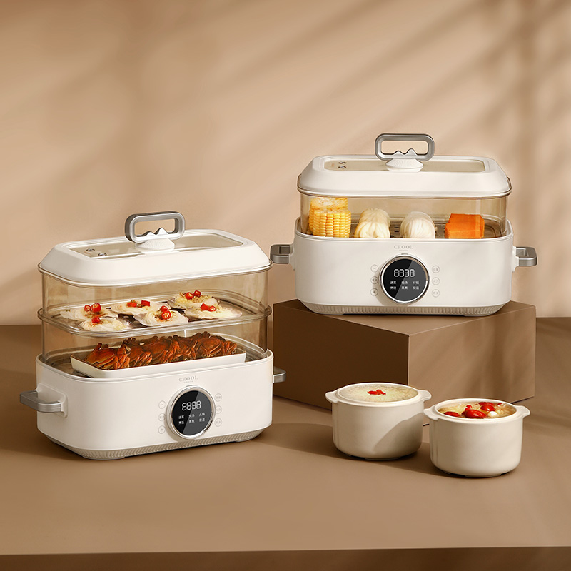 10L 3-in-1 Electric Food Steam - Home Cooking Food のレビューと価格
