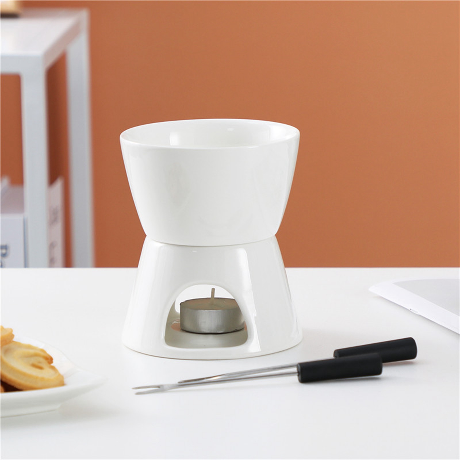 Ceramic Chocolate Cheese Fondu - Fondue Pot Ceramic のレビューと価格