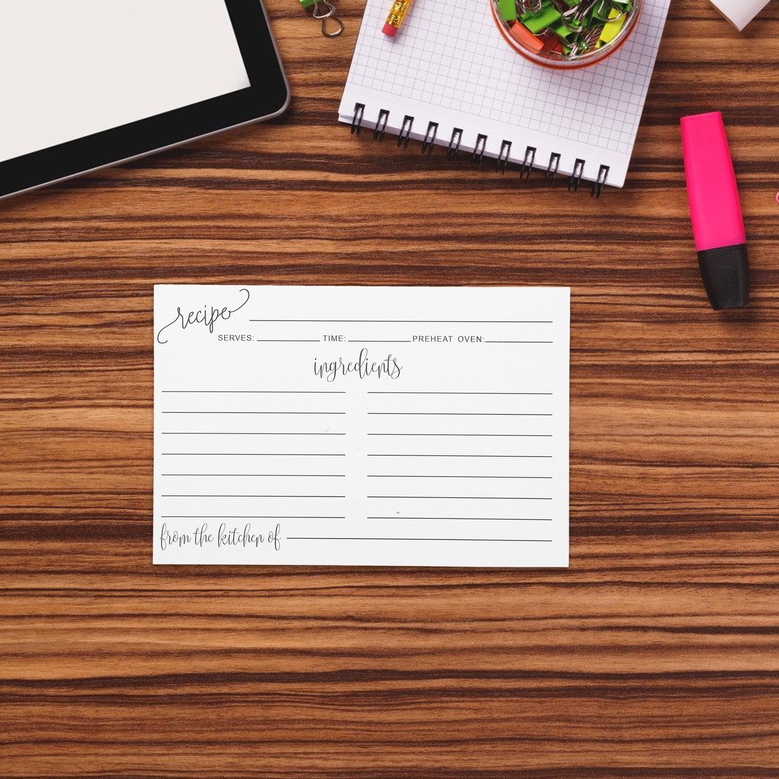 50Pcs Double-Sided Writable Re - Home Cooking Menu のレビューと価格